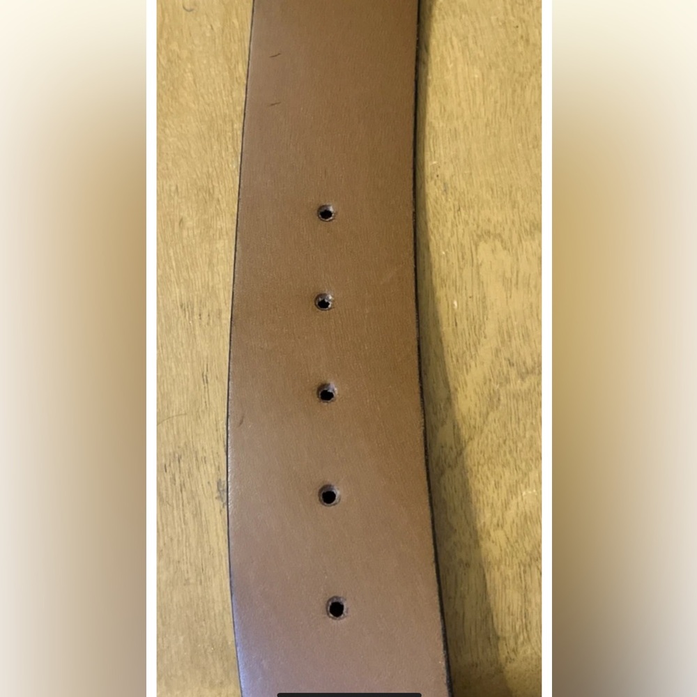 Banana Republic Womens Black Italian Leather Belt Size Medium Made in USA~~EUC! - Picture 8 of 8